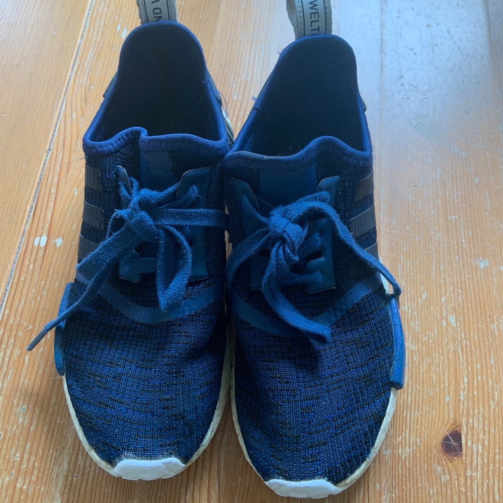 Blue Adidas NMD shoes